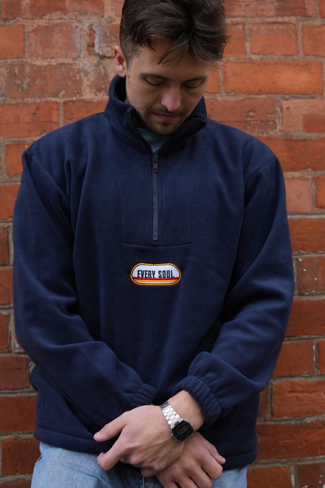 Every Soul Fleece - Navy - Image 3