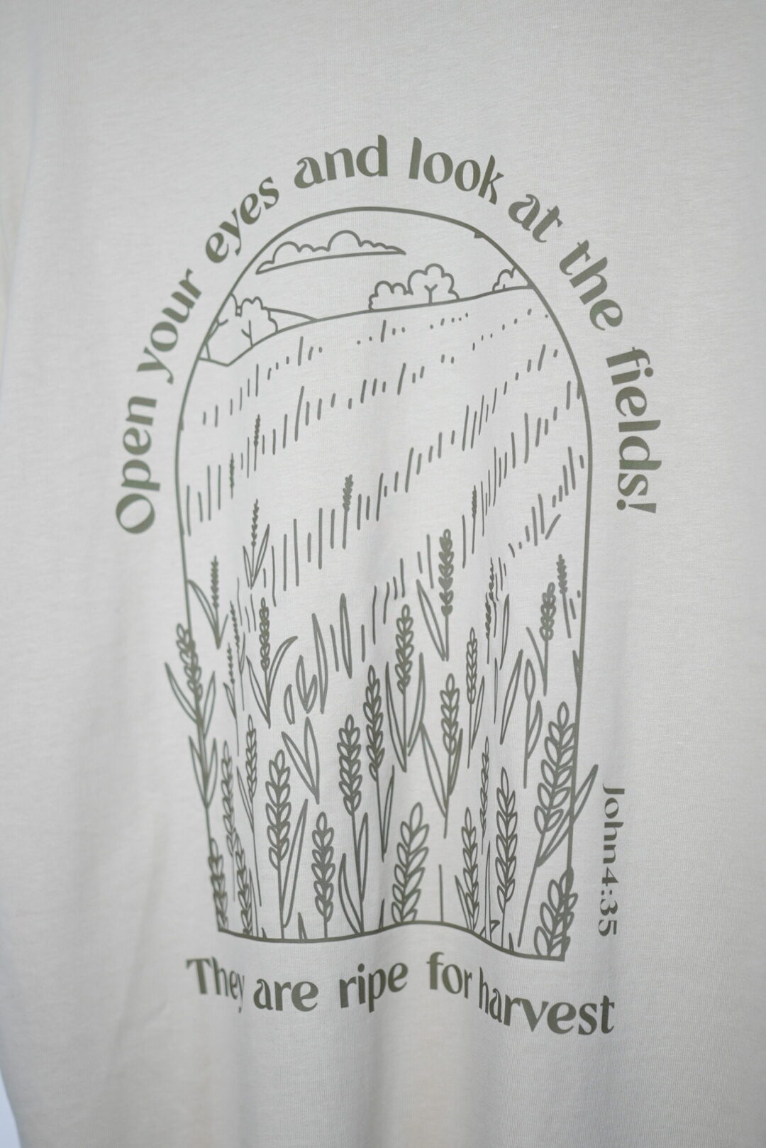 Field Tee - Cream - Image 3