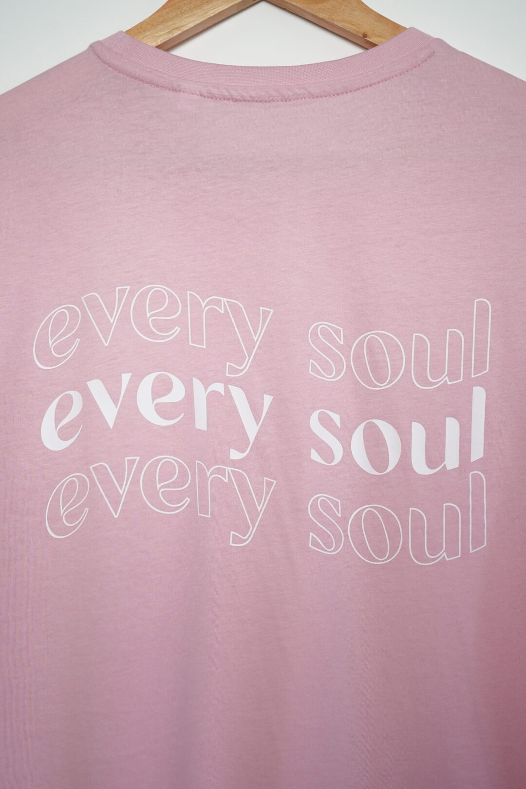 Every Soul Tee - Pink - Image 3