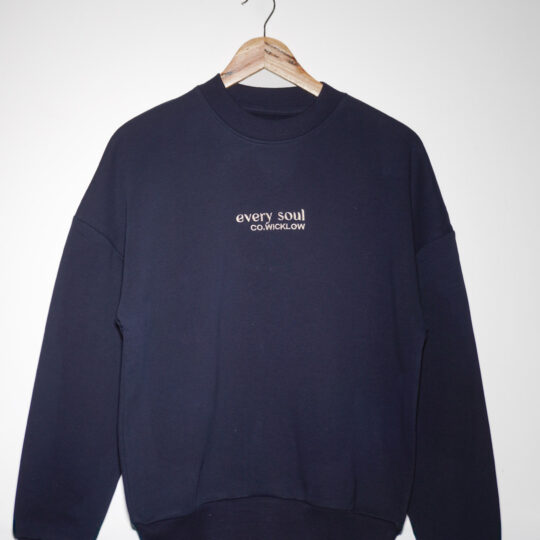 Every Soul Co Wicklow Sweater - Navy
